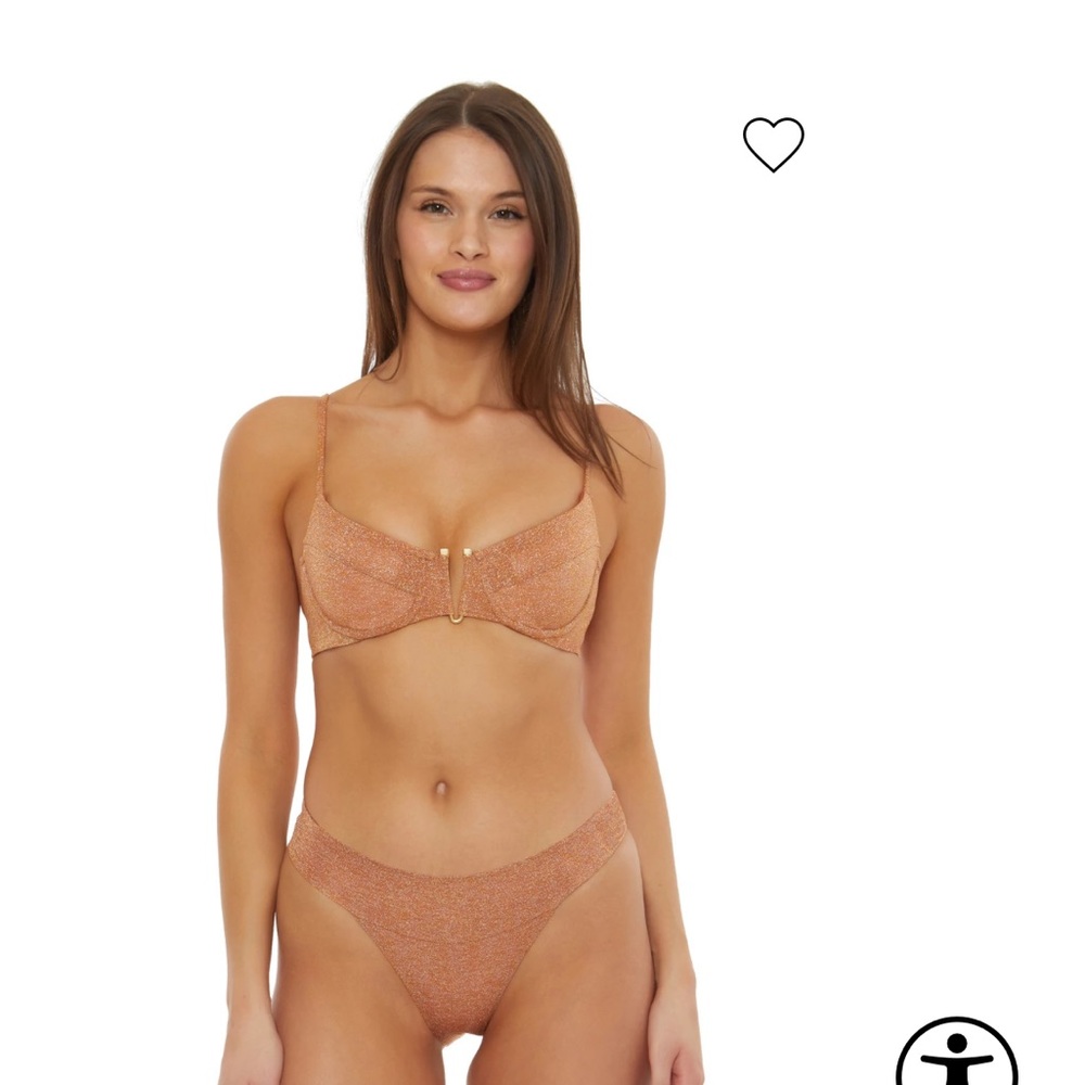 NWT Isabella Rose Bikini - Maple Sugar Sparkle